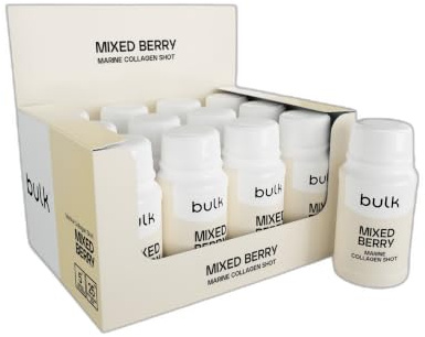 Bulk Meereskollagen Shot, Waldbeere | Flüssige Kollagenpräparate, Box mit 12