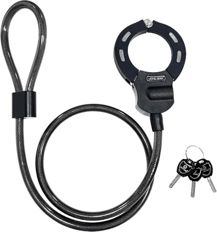 Electric Scooter Lock,Scooter Locks Anti Theft,14mm Thick for E-Scooter, Electric Bike, Bicycle, Motorbikes