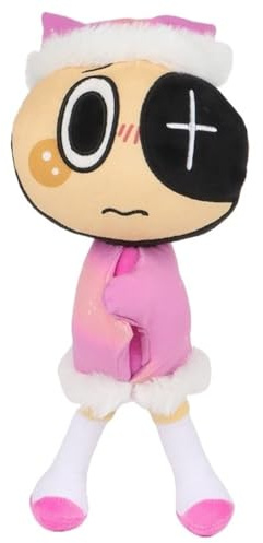 Dandy's World Plush, Poppy Gosedjur Docka Söta Mjuka Plyschleksaker Jul Halloween Födelsedagspresent For Barn Vuxna(Pink Astro)