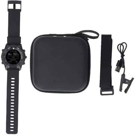 Orologio per computer subacqueo Drikou Scuba, 100 m a prova di acqua con sensore di profondità e barometri supportano le fasi di registrazione delle immersioni in mare profondo