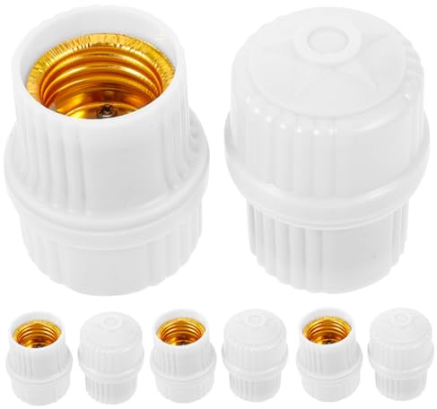 SAFIGLE 10 pièces Douille Vintage Rétro Support Lampe Suspension Bakélite Socle Ampoule pour Éclairage Décoratif Intérieur