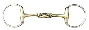 HKM Doppelt gebr.Olivenkopfgebiss 18 mm aus Argentan