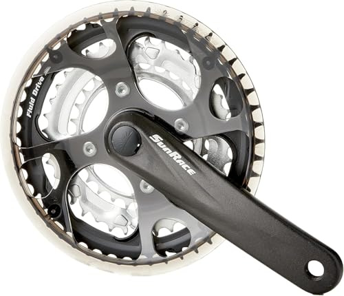 SunRace Guarnitura Tripla FCM300 - Nero
