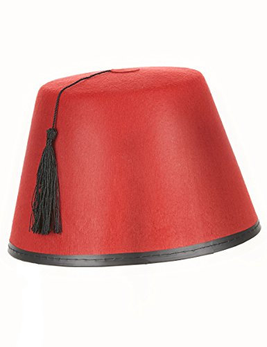 KULTFAKTOR GmbH FES Hut Orient rot-schwarz Einheitsgröße