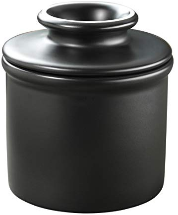 The Original Butter Bell Crock by L. Tremain Retro & Matte Collection – Classic Ebony