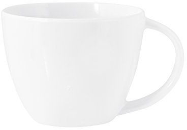 H&H Tazza Jumbo in Melammina, Bianco, 465 cc