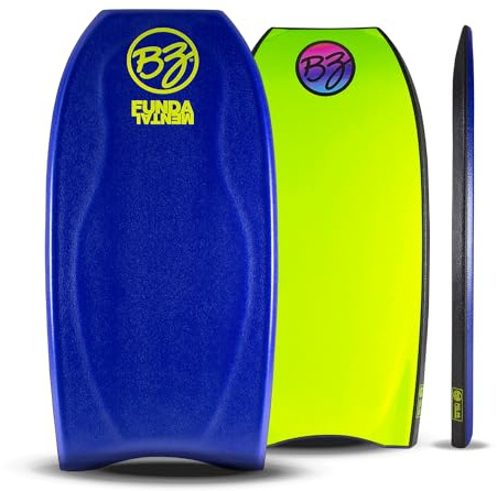 BZ Bodyboards - Fundamental Bodyboard - Advanced Riders - Zero-G Polypro Core - Surlyn Slick - 8LB H-Cell Deck - Crescent Tail - Advanced Riders, Superior Performance