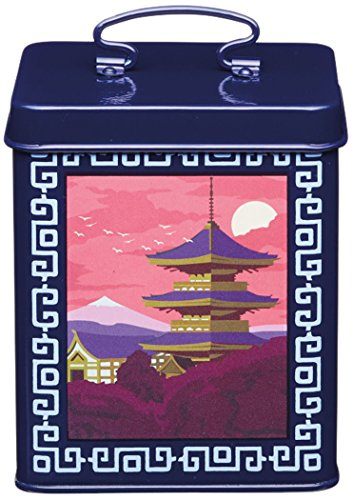 KitchenCraft World of Flavours Airtight Metal Food Storage Container, 11 x 11 x 14 cm (4.5 x 4.5 x 5.5) - Blue