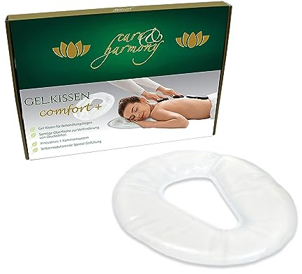 care & harmony Gesicht-Gelkissen für die Kopfstütze oder Nasenschlitze der Massageliege und Therapieliege, waschbar und pflegeleicht, 5 Stück