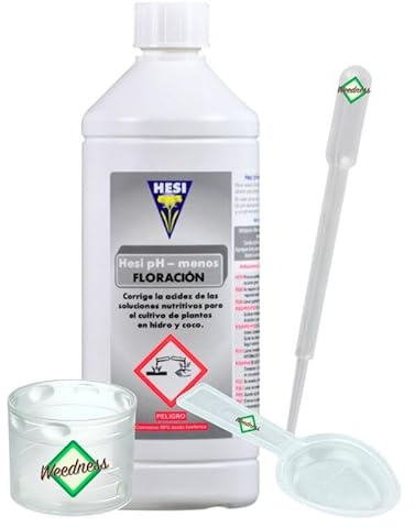 Weedness Hesi pH- Minus 1 Liter - pH-Senker Grow Anbau Indoor Dünger ph Minus Flüssig