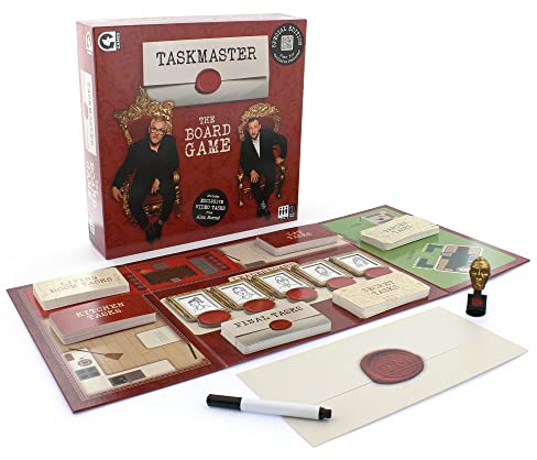 Ginger Fox Taskmaster The Board Game | Special Edition | Ultimate Ideal Fun for Group Nights In | Silly Challenges with Video Tasks from Alex Horne | Great for Parties and Gatherings