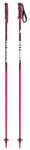 Atomic Salomon AMT Jr Skistöcke - hochwertiger 3* Aluminium Skistock - ergonomischer JR Griff am Stock - elastische Kids Handschlaufe - Stöcke mit 50mm-Pistenteller
