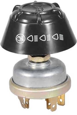 Interruptor de Luz 12V Impermeable Luz/interruptor de Bocina Botón de Metal para Tractor Massey Ferguson