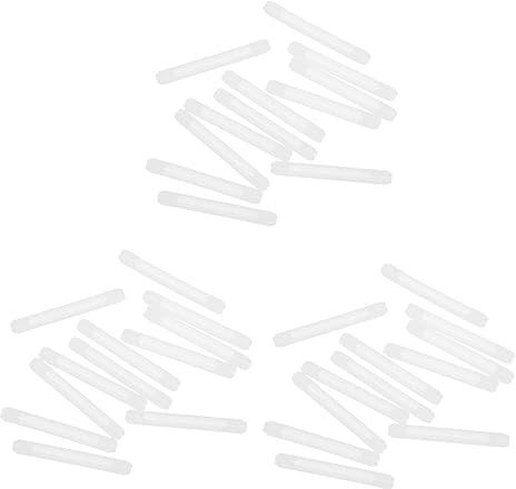 DOITOOL 3 Sets Flexible Nicht- Für Brillen Weiße Silikon-brillenanzüge Für Brillenzubehör Bügelendenhalter 20 Stück * 3
