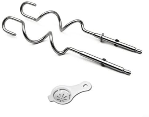 SPORTARC For KENWOOD Egg Beater Dough Blend Replacement w/Hand Mixer Whisk Accessorie(And baton *2), 1401474867