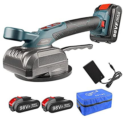 CAFIEDR Piastrellista, Installazione Pavimento Vibrante Elettrico - Strumento di Livellamento per Piastrelle da Parete - Batteria Ricaricabile - Martello di Gomma