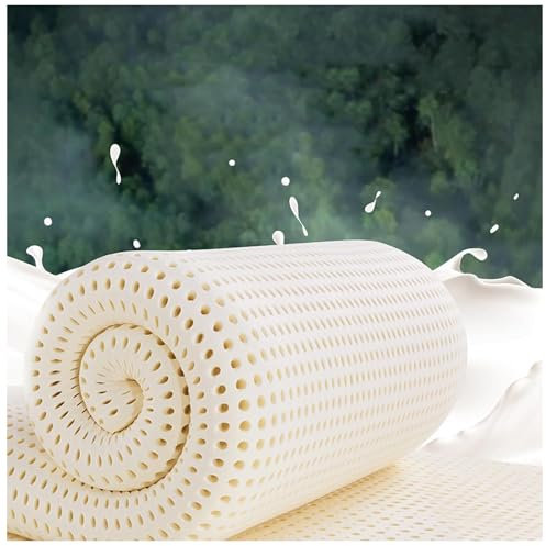 WKXTECZT Latex Matratze Gleichmäßige Wärmeableitung,Comfort Foam Mattress 7-Zone Assembly, Mattress Made of Comfort Foam - Washable Cover,2in,55inX55in