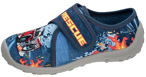 Fischer Markenschuh Kinder-Klett-Hausschuh