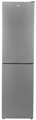SIA SFF20050SE Silver Fridge Freezer, Large 302L Capacity, 60/40 Split, Low Frost, E Rated, Digital Temperature Control, LED Lighting, Reversible Door, 2 Years Parts & Labour Guarantee