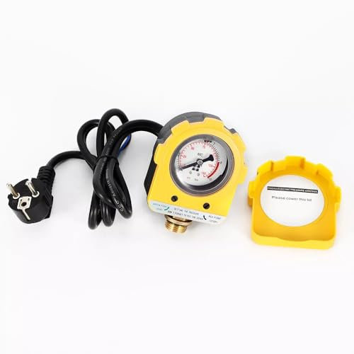 YNAADYH Npt 1/2 pollici interruttore pompa interruttore di controllo pompa per impianto idraulico domestico 220 V, interruttore a pressione dell'acqua domestica, controllo pompa dell'acqua
