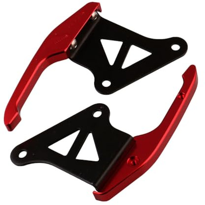 Zerodeko Motorcycle Rear Seat Handle Aluminum Grab Bar 7.48 Inch Back Seat Rail Passenger Support Compatible with Grom 172 Easy Installation