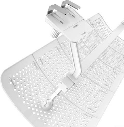 Jotekonoby Deflettore da soffitto per bocchetta dell'aria, 5 foglie, anti condensa, guida del vento, per sistema di climatizzazione centralizzata, con diverse opzioni di filtro, bianco (base senza