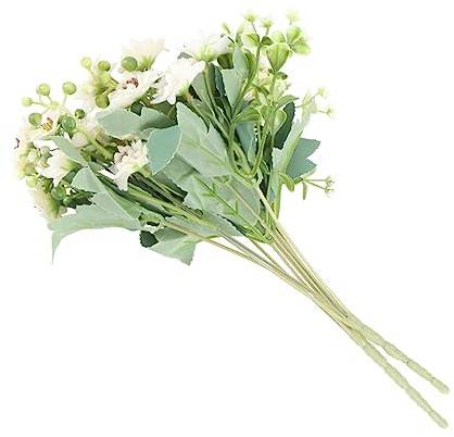 iplusmile 2pezzi Decorazioni per Bouquet di Margherite Artificiali Decorazioni Fiori Finti per Scenografie Nuziali Materiale Resistente e Duraturo