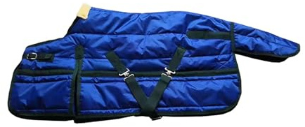 APLVFFZH Couverture pour Cheval Épaisse Imperméable Respirante en Tissu Oxford avec Isolation Hivernale Adaptée pour Protection Équine Soin Vêtements D'Équitat, 110cm