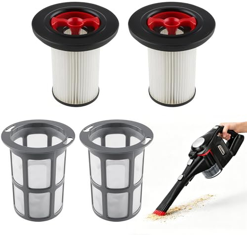 2 Ersatzfilter für Bosch Unlimited Gen2 Serie 8, mit 2 Filterabdeckungen