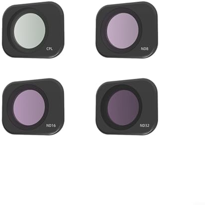 ND Set di filtri per DJ Lito1/X1, vetro ottico HD multistrato, accessori CPL/UV/ND in lega di alluminio per la fotografia del drone (C)