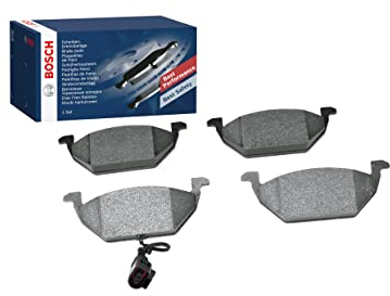 Bosch BP264 - Plaquettes de Frein Avant pour Voiture - Qualité Bosch - Réduction du Bruit et de la Poussière - Certifié ECE-R90 - Sans Cuivre - Jeu de 4 Plaquettes