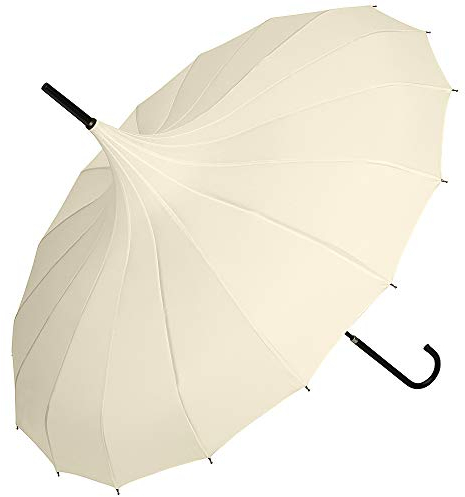 VON LILIENFELD Regenschirm Sonnenschirm Hochzeit Brautschirm Pagode Fabienne