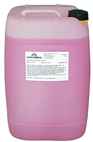Solarflüssigkeit 25 l rot Gemisch bis -32° C Frostschutz, Solarfluid, Solarliquid, Wärmeträgermedium