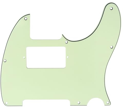 Musiclily Pro 8 Löcher Humbucker TL Schlagbrett 3 lagig Mint Green | für Fender American/Mexican Standard Tele Modern Style E-Gitarre