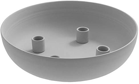Storefactory - Kerzenhalter, Kerzenständer - Granholmen XXL - Keramik - Grau - D 29 cm