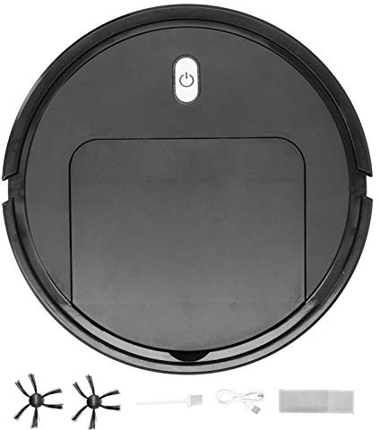 Weiyiroty Aspirapolvere Robot, Automatico Robot di Scansione, Spazzatrice Intelligente Aspirapolvere Robot Macchina di Pulizia del Pavimento per Setole Animali Pavimento Duro Tappeto - Ricarica