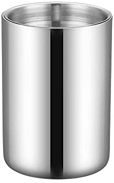 Askfat med lock, vindtät, cigarett snygg askbricka i rostfritt stål för inomhus- eller utomhusbruk, askhållare för rökare, skrivbord rökaskfat för hemmakontor trädgård (silver)