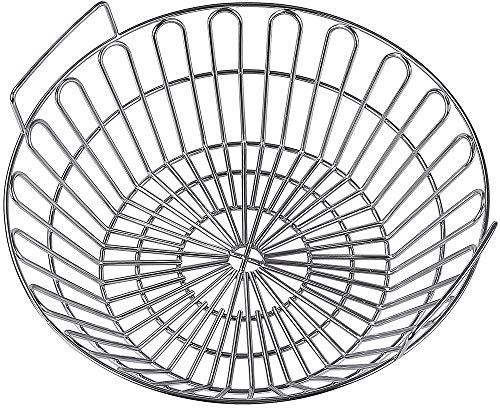 SELEWARE Stainless Steel 304 Charcoal Basket Lump Charcoal Ash Basket, 14'' Grill Baskets for Classic Joe Large Big Green Egg, Primo Kamado