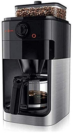 CNBYDK Macchina per caffè Americano da 10 Tazze, Macchina per caffè Automatica per macinare e preparare Il caffè con macinacaffè Incorporato