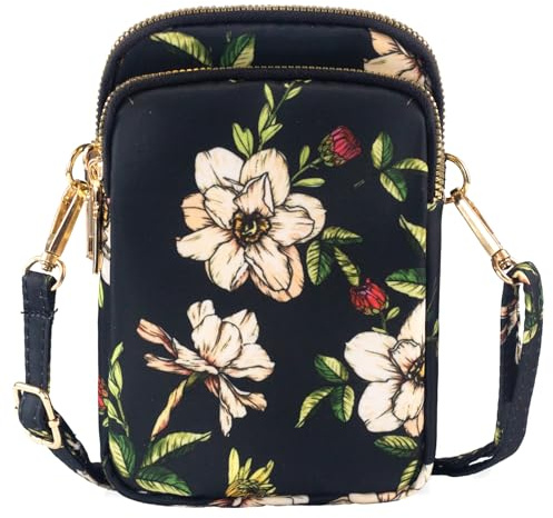 JANKS Petit sac à bandoulière pour femme, mini sac à main imperméable pour téléphone portable pour femme et homme, sac à bandoulière décontracté de taille moyenne