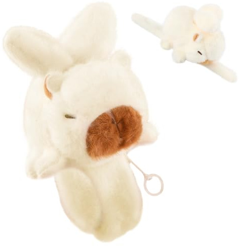 dellyy djur hängande armband för barn, plyschdjur snäpparmband, Capybara gosedjur för pojkar och flickor, lämplig för barnvagnar, festivaler, fester, presenter, Kleine, Plysch, Ingen ädelsten