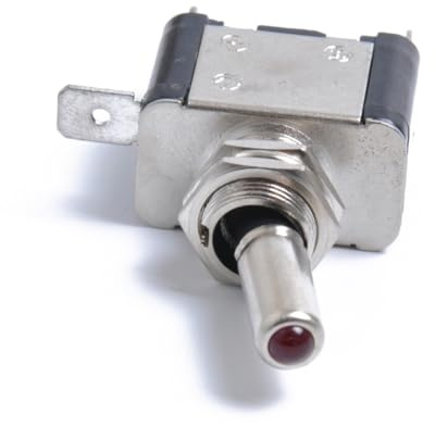 Interrupteur à Bascule LED Rouge 12v 20a pour Voiture et Bateau