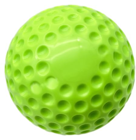 9 or 12 inch Baseball Softball PU Dimpled Ball for Pitching Machines Designed for Effective Batting Practice and Training Use (12 inch Fluorescent green)