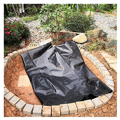 VagxTbs HDPE Tissu de Doublure à Poissons, 8 mil Home Piscine renforcé de Piscine de Piscine à Membrane Anti-Infiltration, 64 Tailles(6x10m/19.7x32.8ft)