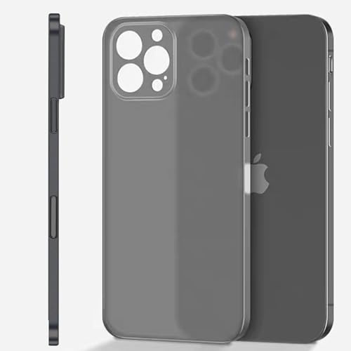 FAOMSEBS Ultra Sottile Cover per iPhone 15 Pro 6,1'' [Opaco e Semi-trasparente] [Ultra Thin come Niente] [Ricarica Wireless] Morbida Custodia per iPhone 15 Pro Cover, Anti-impronta 2023