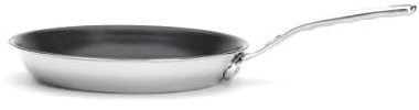 DE BUYER Padella Antiaderente AFFINITY, Acciaio Inox Multistrato, Rivestimento Interno in Ceramica, 28 cm, Compatibile con Induzione