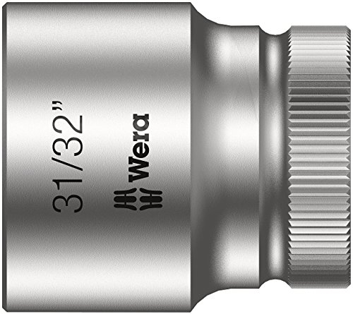 Wera 05003615001 27 mm 8790 HMC Zyklop Socket with Hexagon Drive - Silver