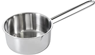 Kelomat, 1965-323, Mini Stielkasserolle ohne Deckel, Durchmessser 12cm, Inhalt 0,6 Liter, Edelstahl
