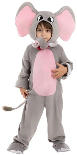 Spooktacular Creations Söt elefant kostym barn halloween plyschset cosplay (3-4 yrs))