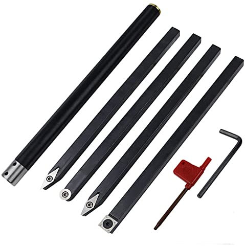 ZPYXBH Herramientas De Torneado De Madera Para Torno, 4 Pcs Reemplazables, Herramientas De Torno De Carburo Madera, Cinceles De Torneado, Formones Para Madera, Para Aficionados Al Bricolaje